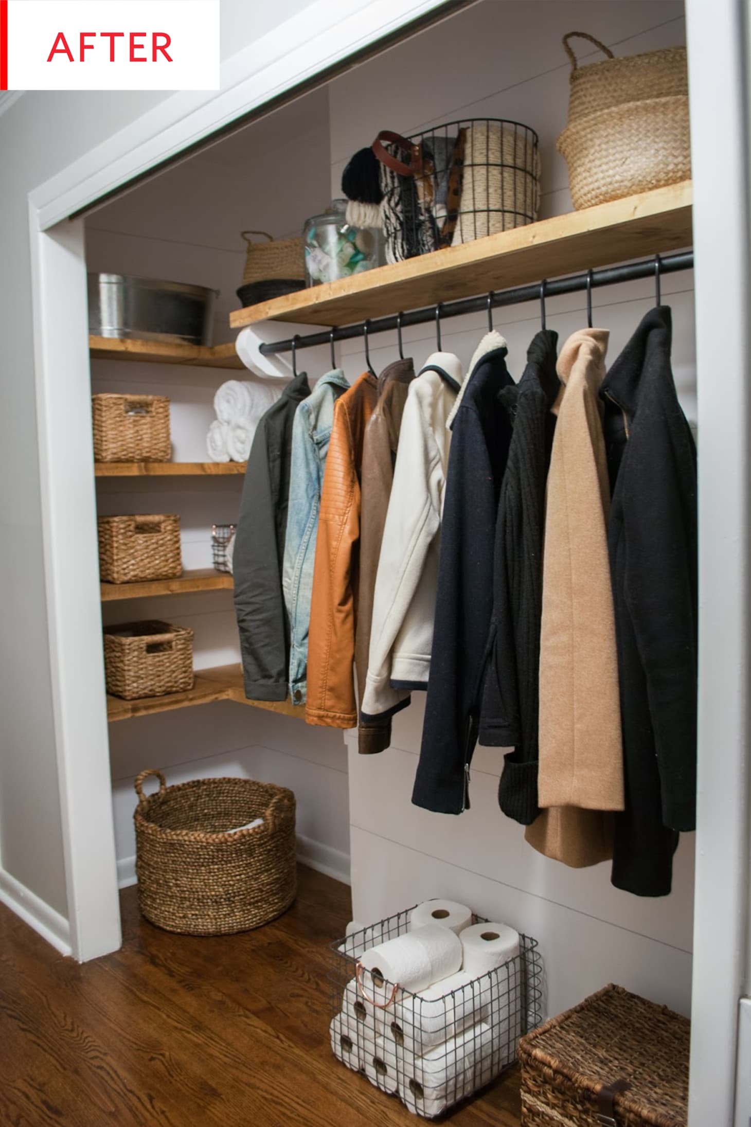 How to Organize A Doorless Closet Apartment Therapy