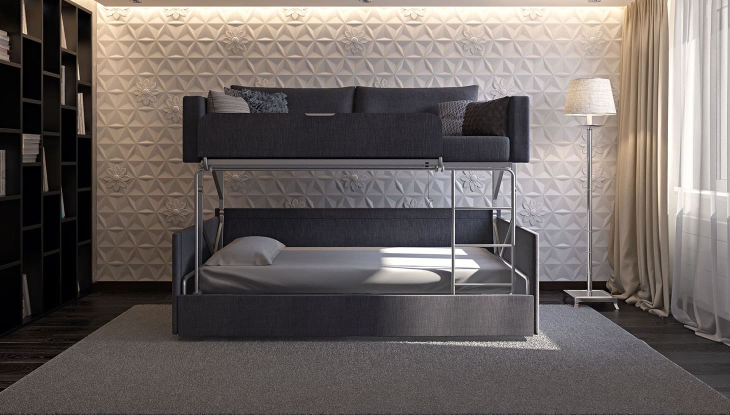 This Sofa Converts to a Bunk Bed & Small Space Dwellers Rejoice