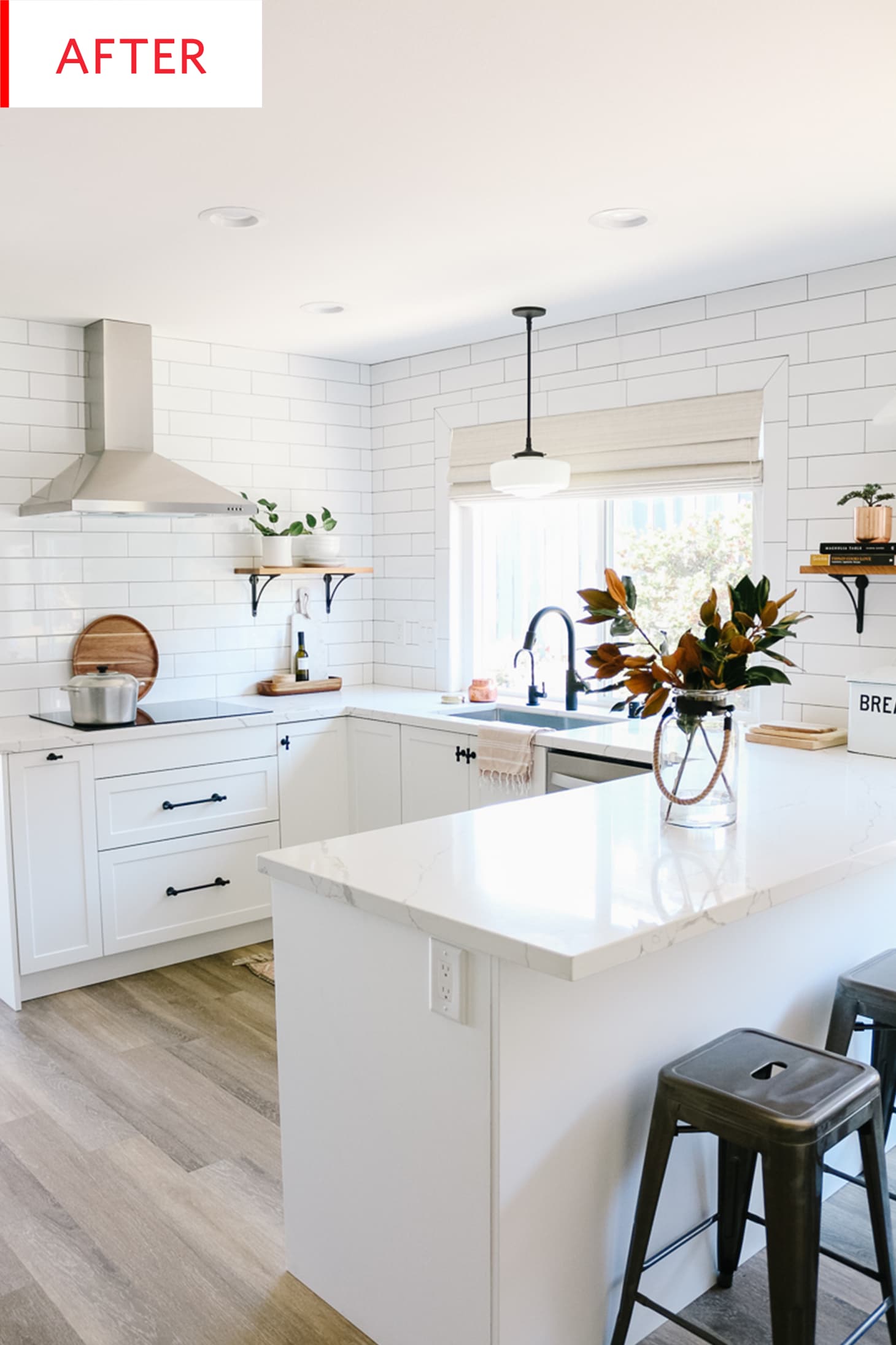 White IKEA Kitchen Shaker Cabinets Remodel Photos | Apartment Therapy