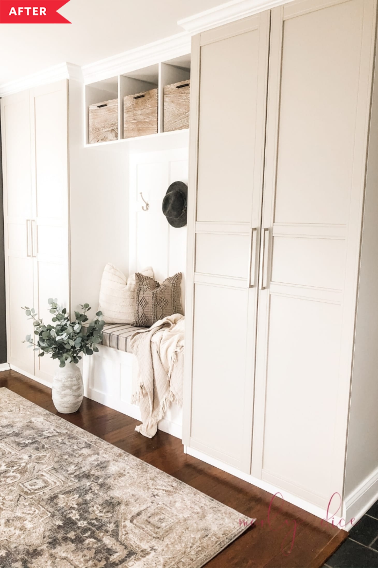 DIY Mudroom Built In Ikea Hack A Brick Home 6 Tagged