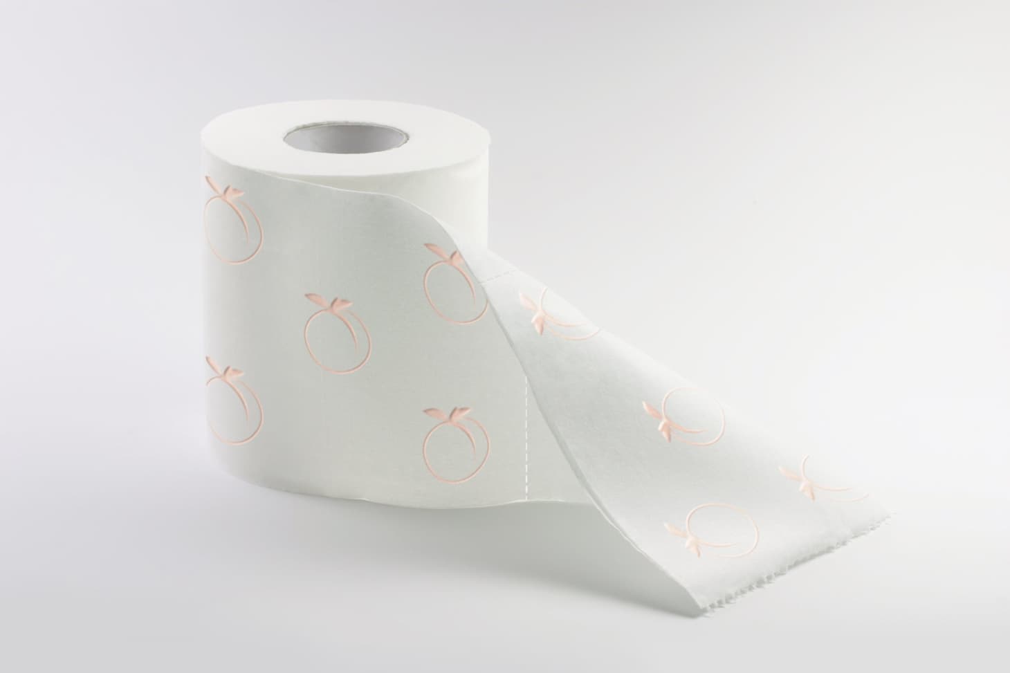 Peach Luxury Bath Tissue Fancy Toilet Paper Apartment Therapy