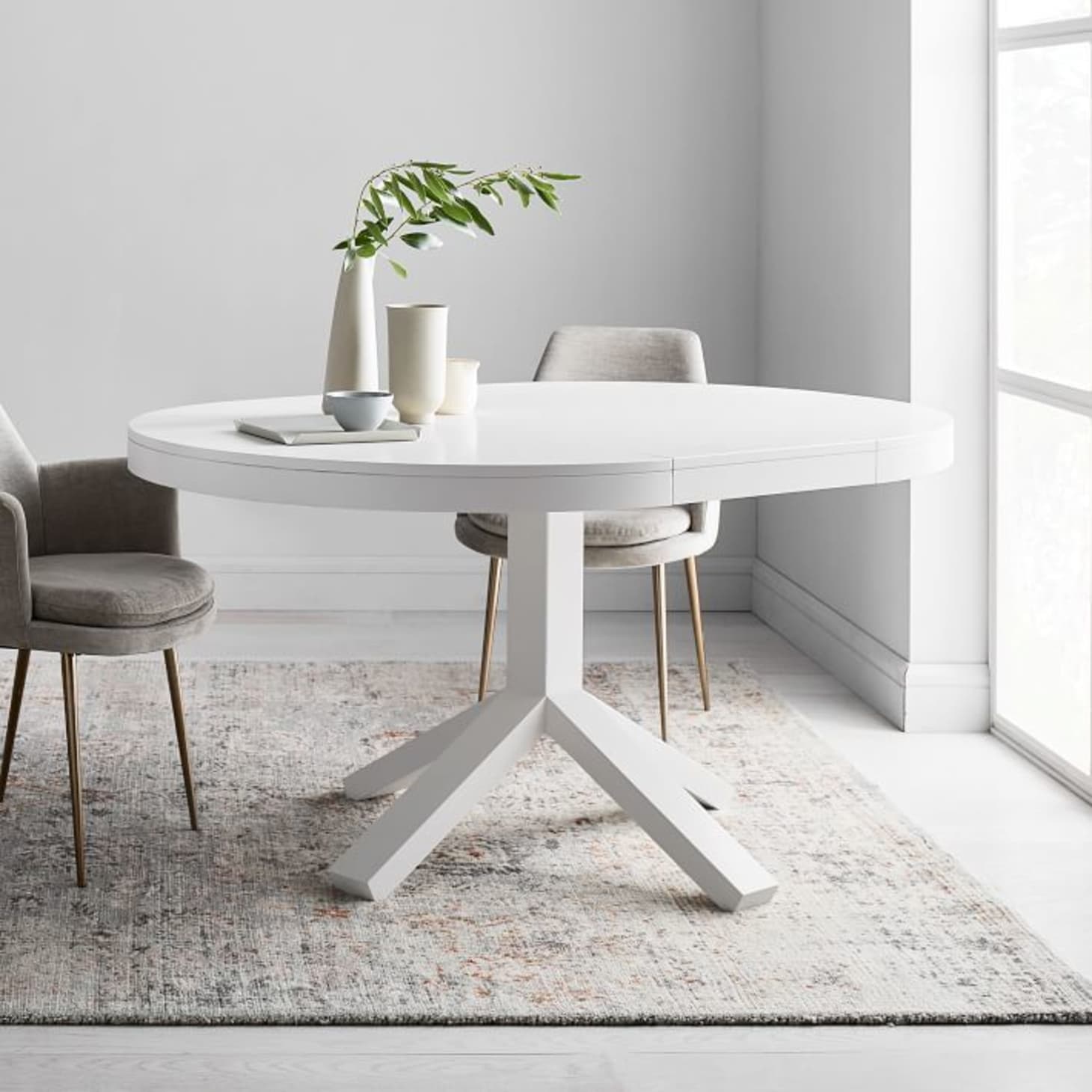 West Elm Round Dining Table White / West elm dining table round