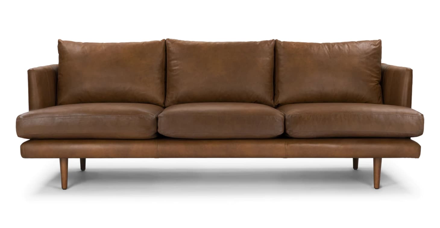 kid friendly leather sofa