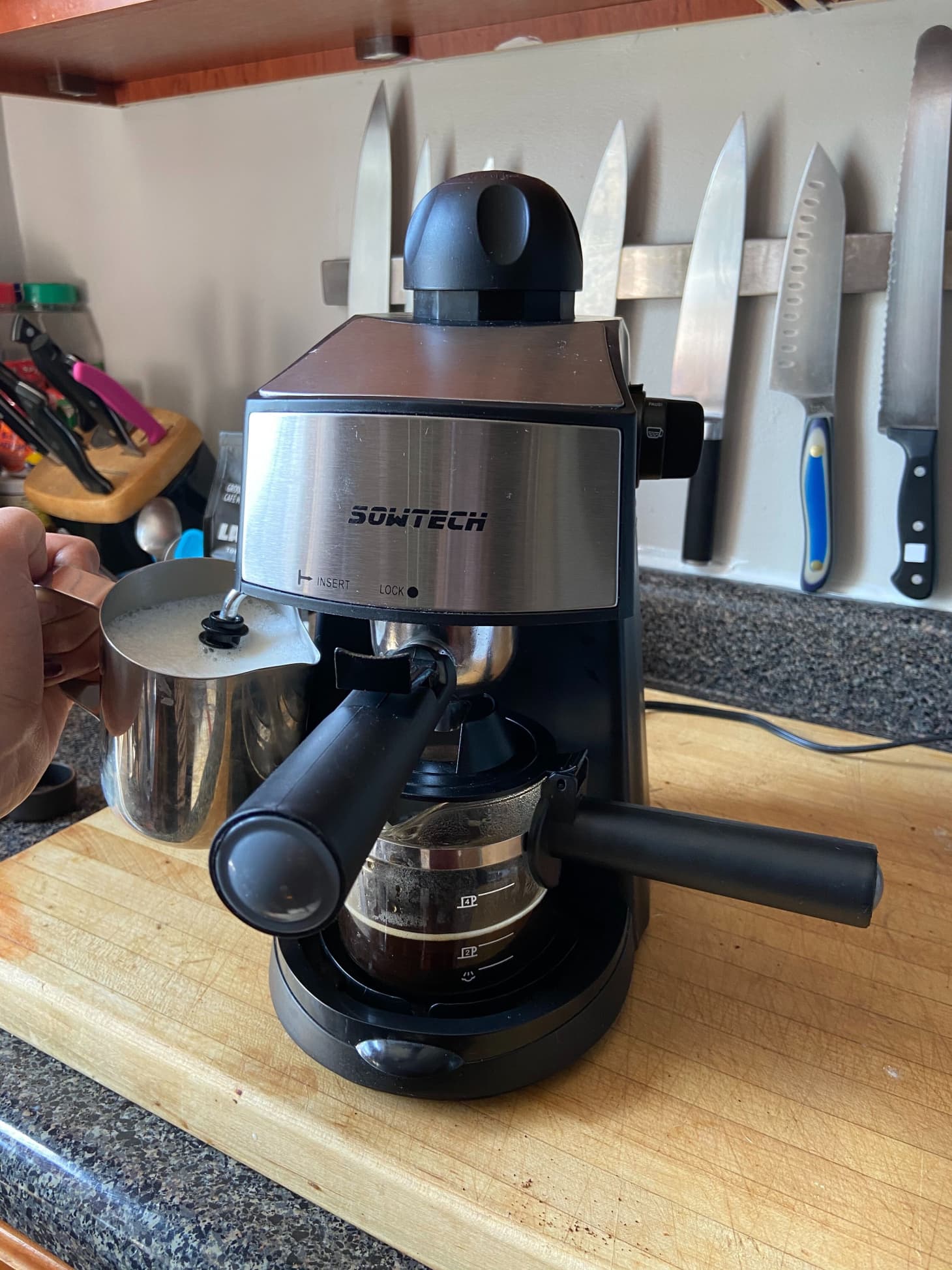 Cheap Espresso Machine Sowtech Review Kitchn