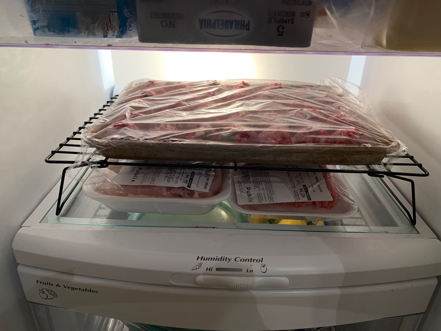 Use a Stackable Cooling Rack to Double Your Refrigerator's Storage