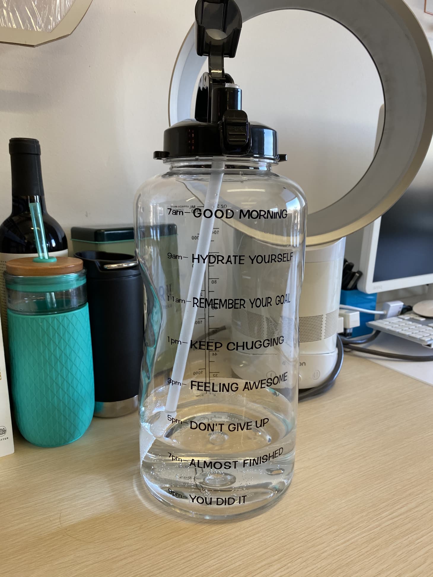 Giotto Large Motivational Water Bottle Review | Kitchn