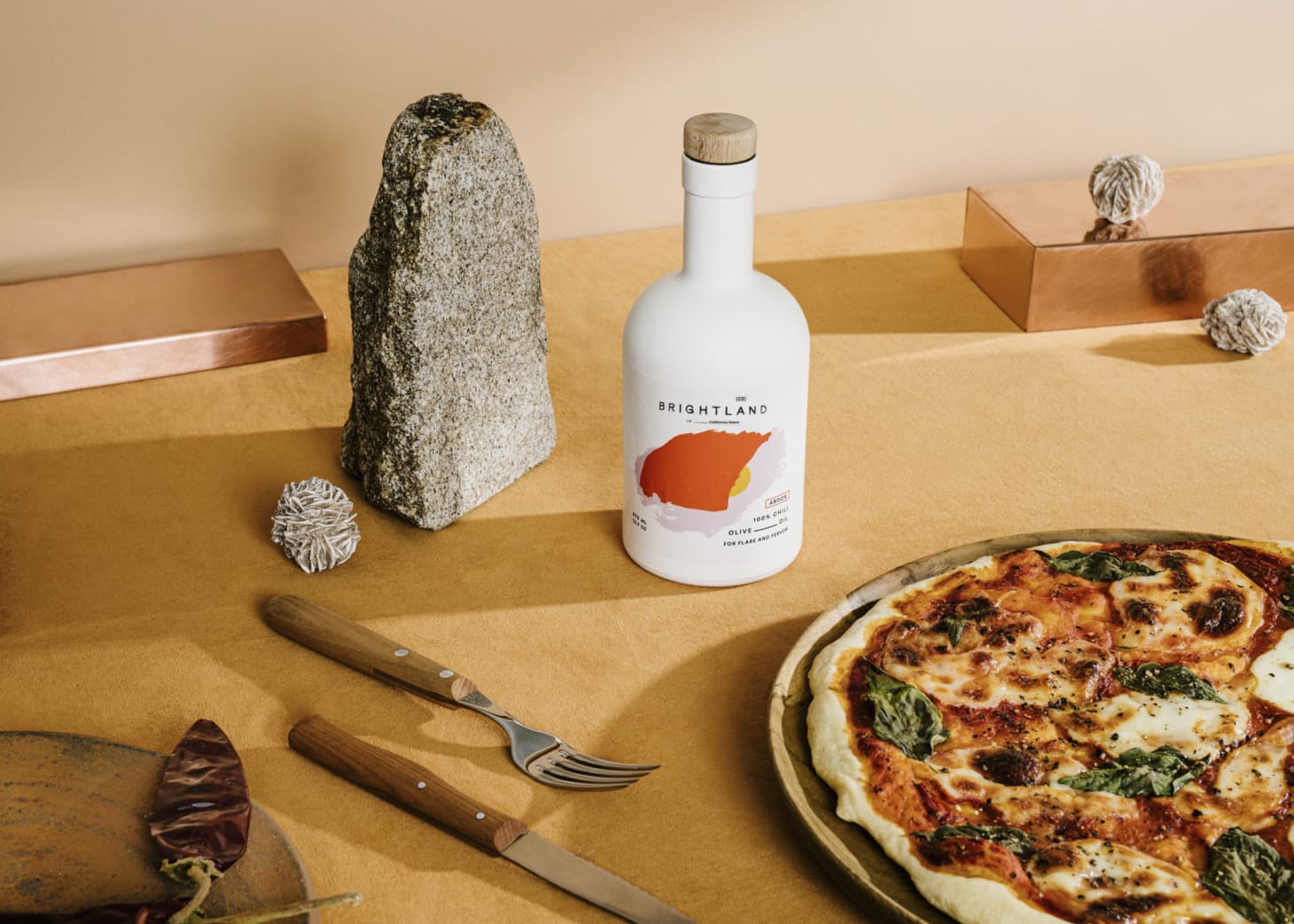 Brightland's LimitedEdition Spicy Olive Oil Is Basically Pizza's Best