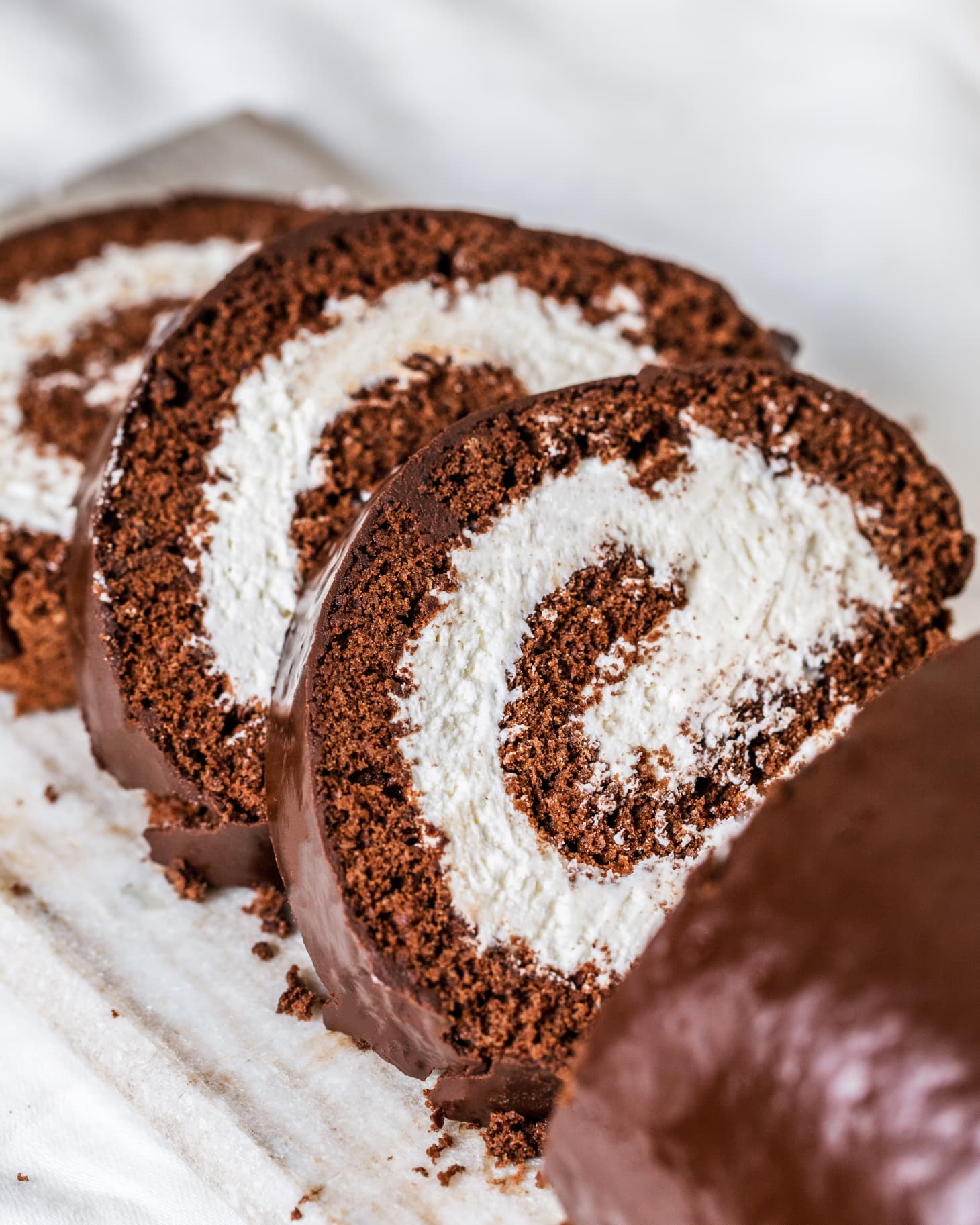 Chocolate swiss roll cake kitchn