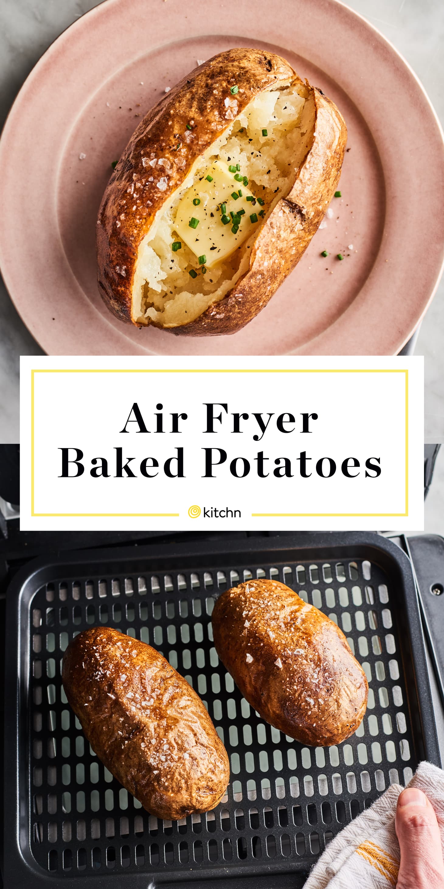 Crispy Air Fryer Baked Potatoes | Kitchn