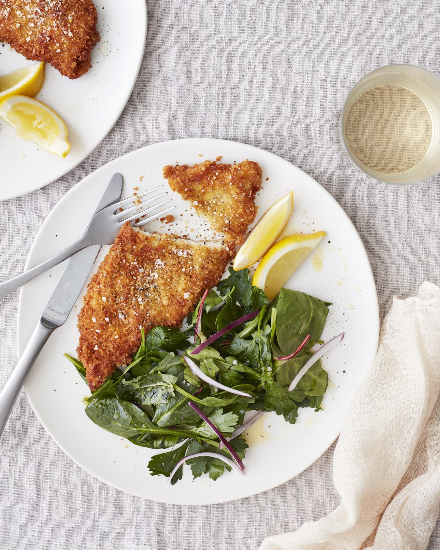 OnePan Crispy Parmesan Chicken Cutlets Recipe Kitchn