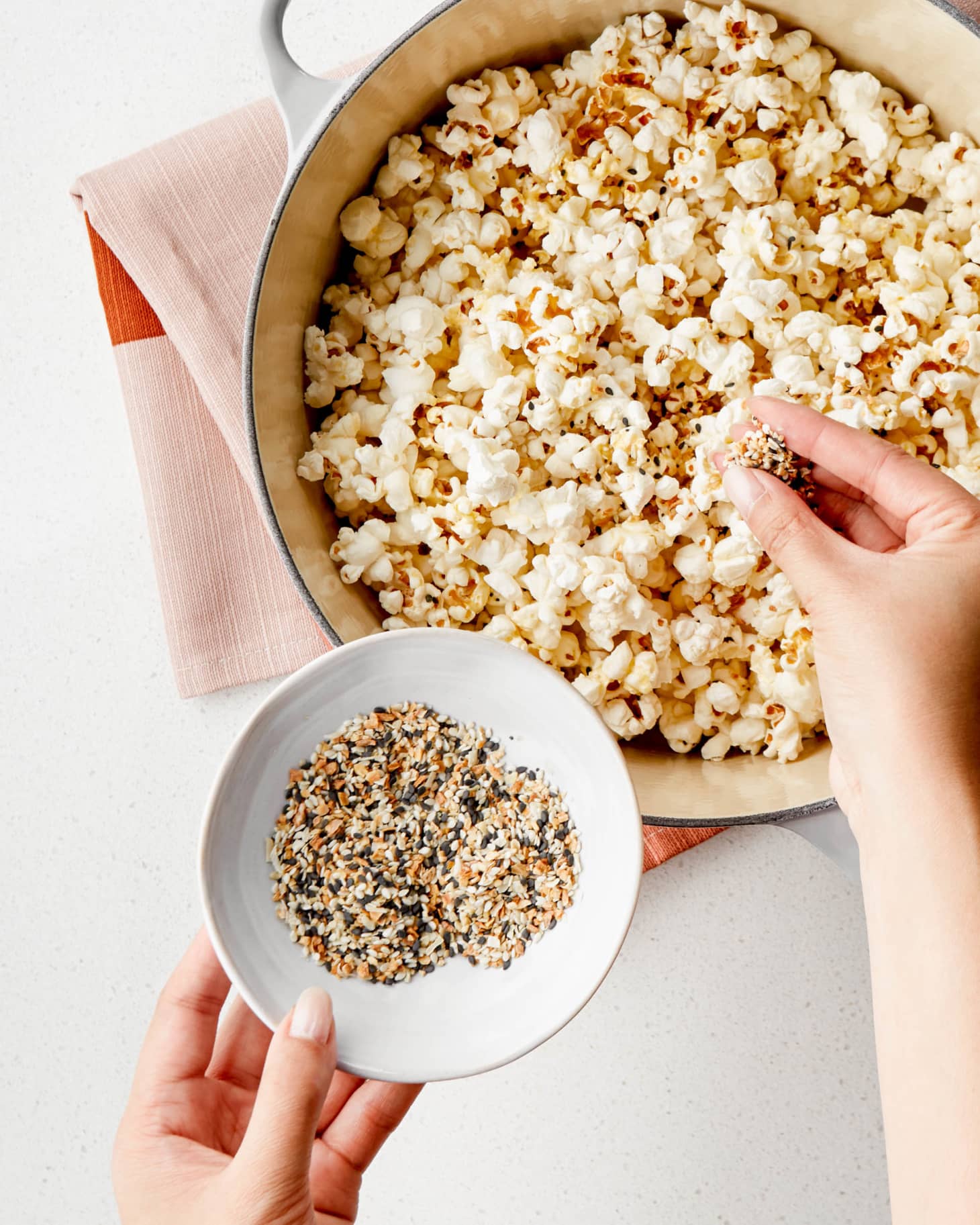 Recipe Truffled Everything Bagel Popcorn Kitchn