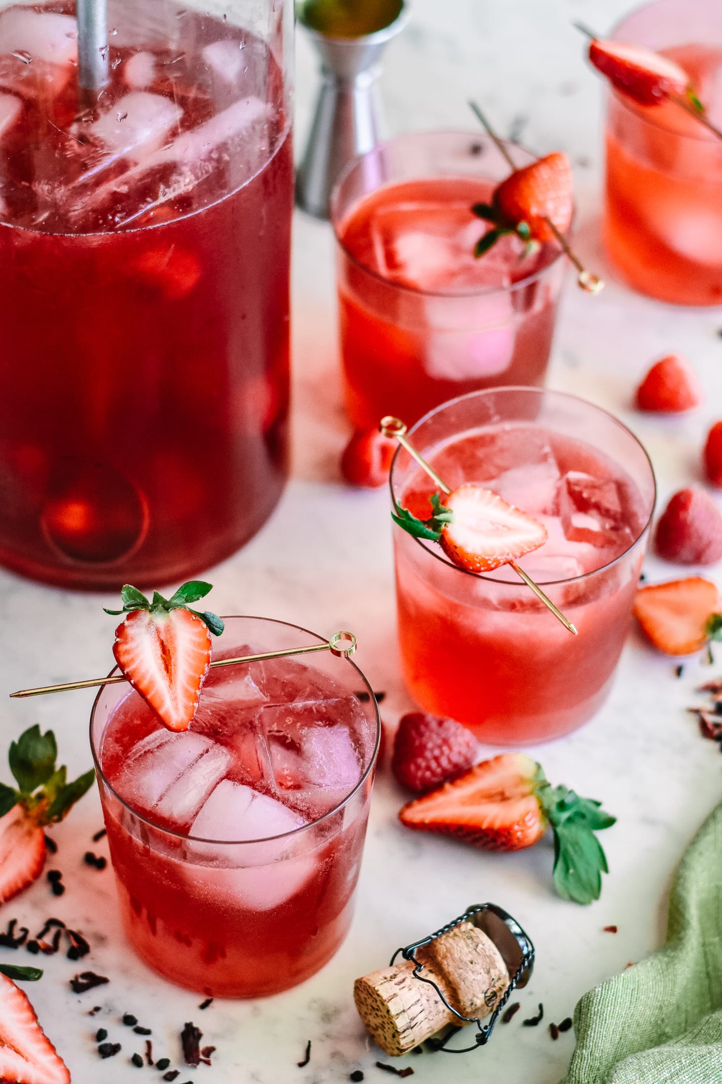 A Hibiscus & Aperol Pitcher Cocktail for Galentine's Day Kitchn