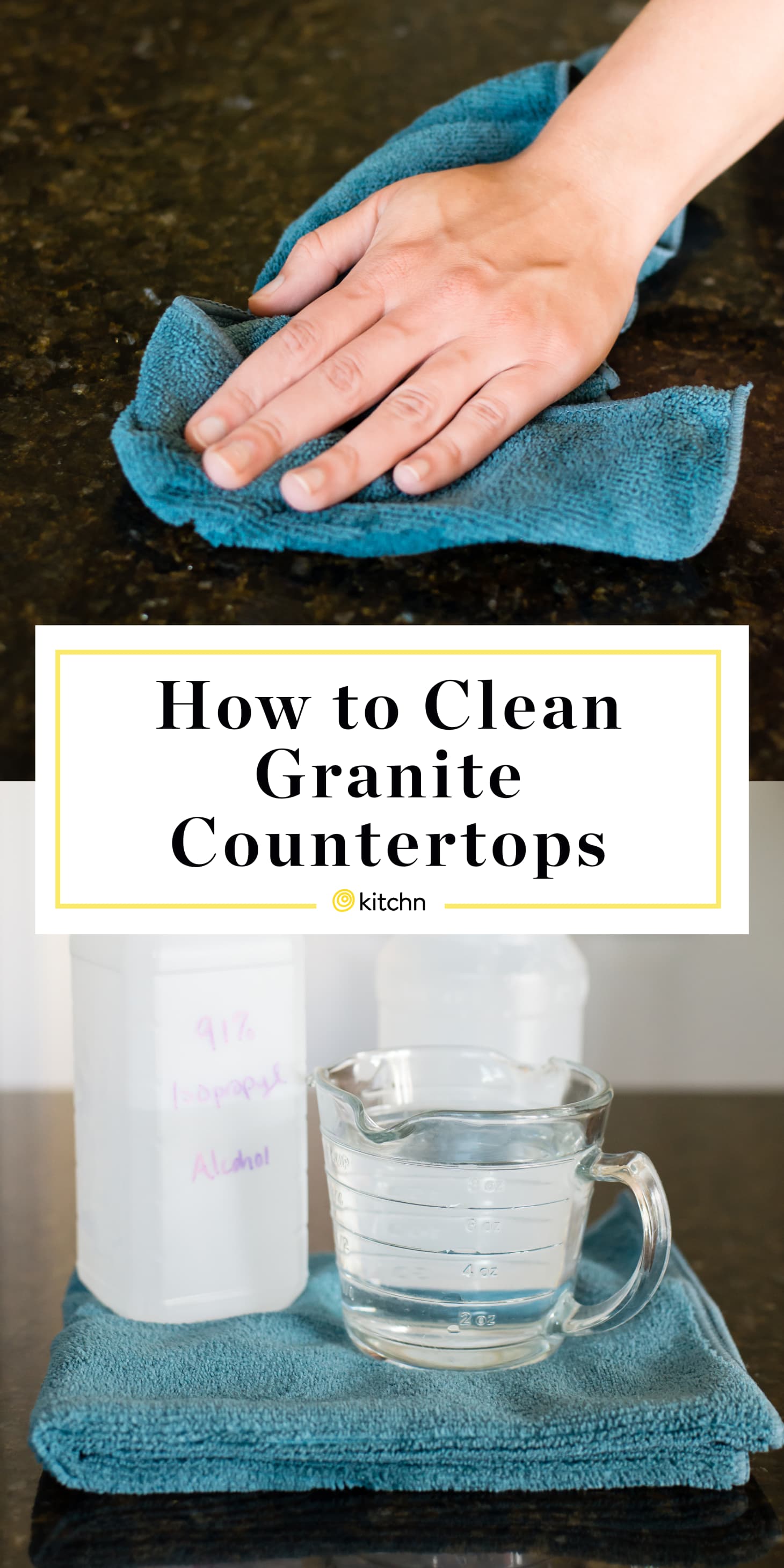 How To Clean And Disinfect Granite Countertops Kitchn