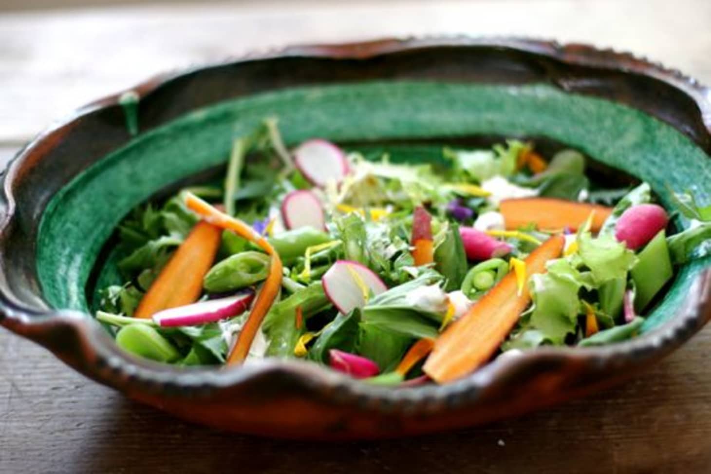 Helpful Hint Serve Heavily Garnished Green Salads on a Platter Kitchn