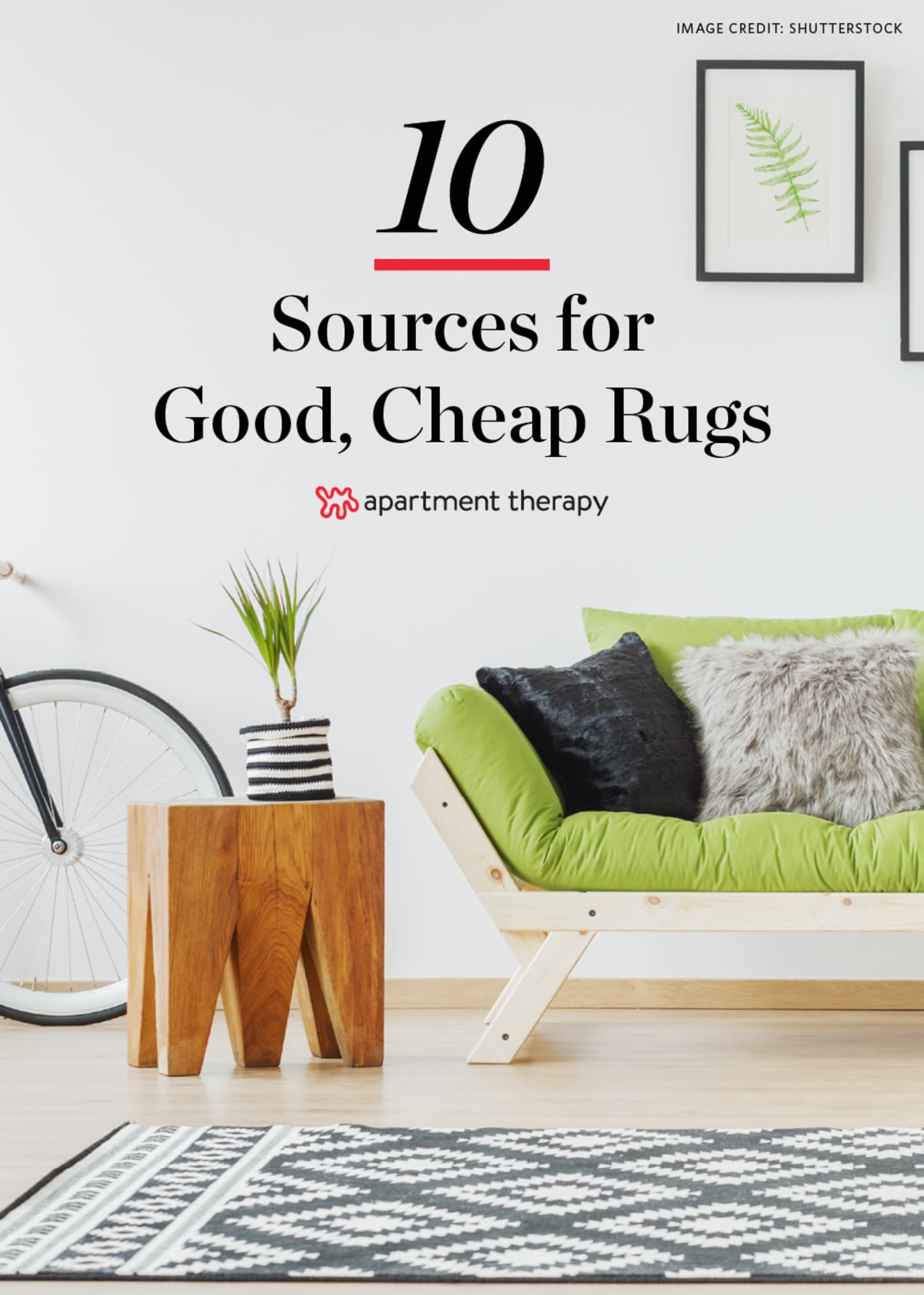 Style on a Budget 10 Sources for Good, Cheap Rugs Apartment Therapy