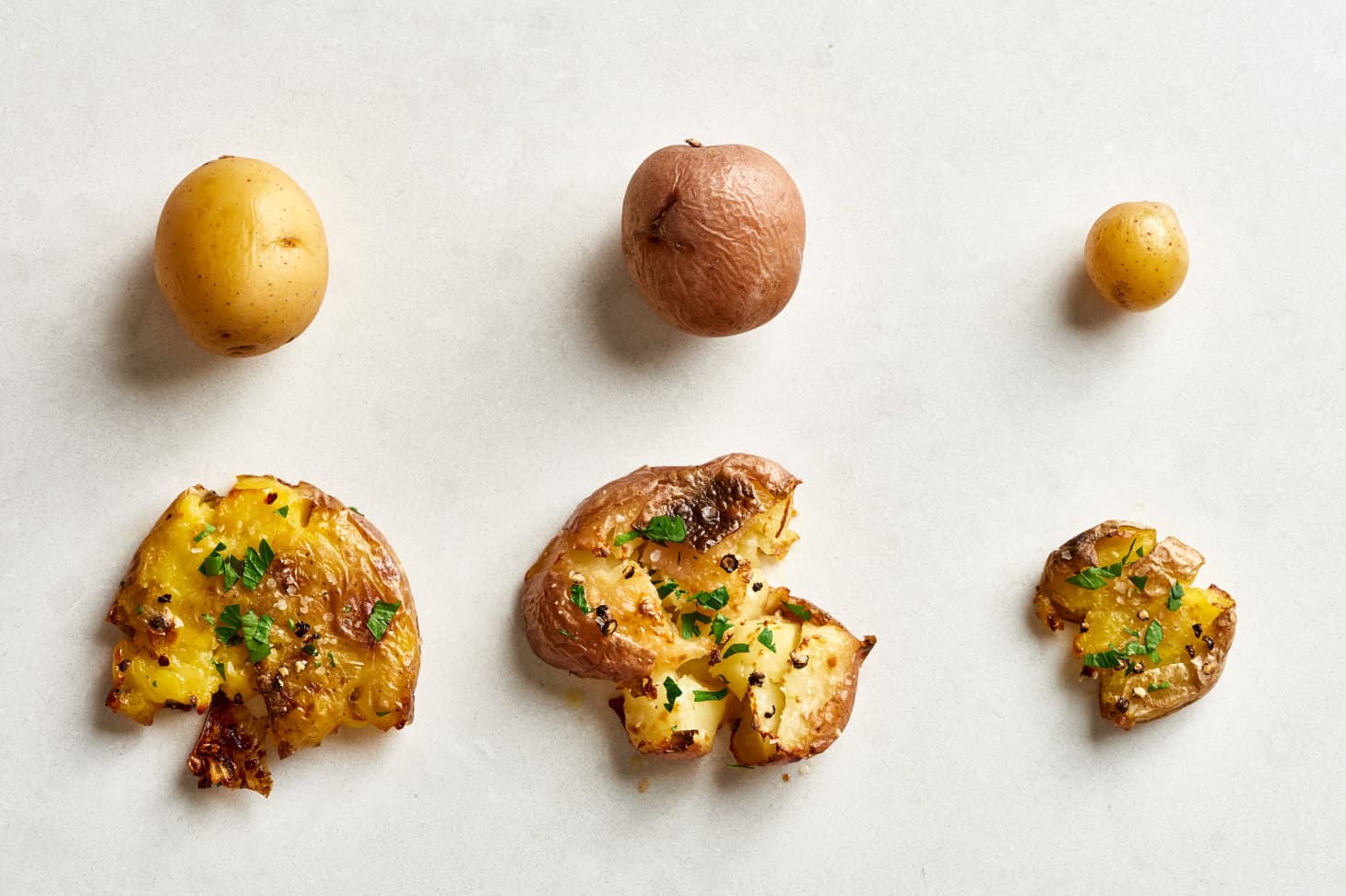 Crash Hot Potatoes Crispy Smashed Potatoes Recipe Kitchn