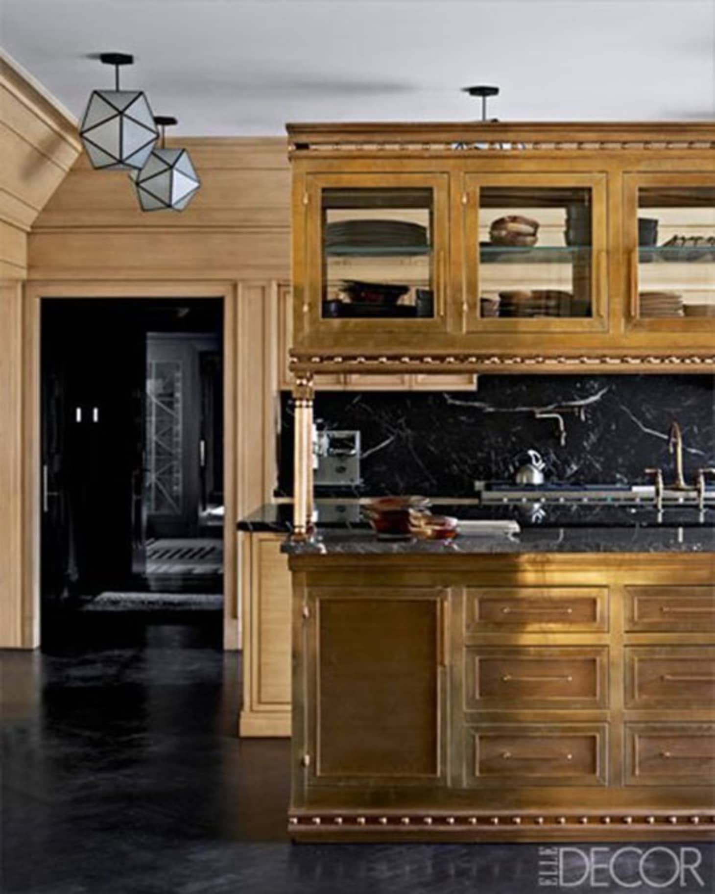 Are These Brass and Gold Metallic Kitchen Glam Enough for You