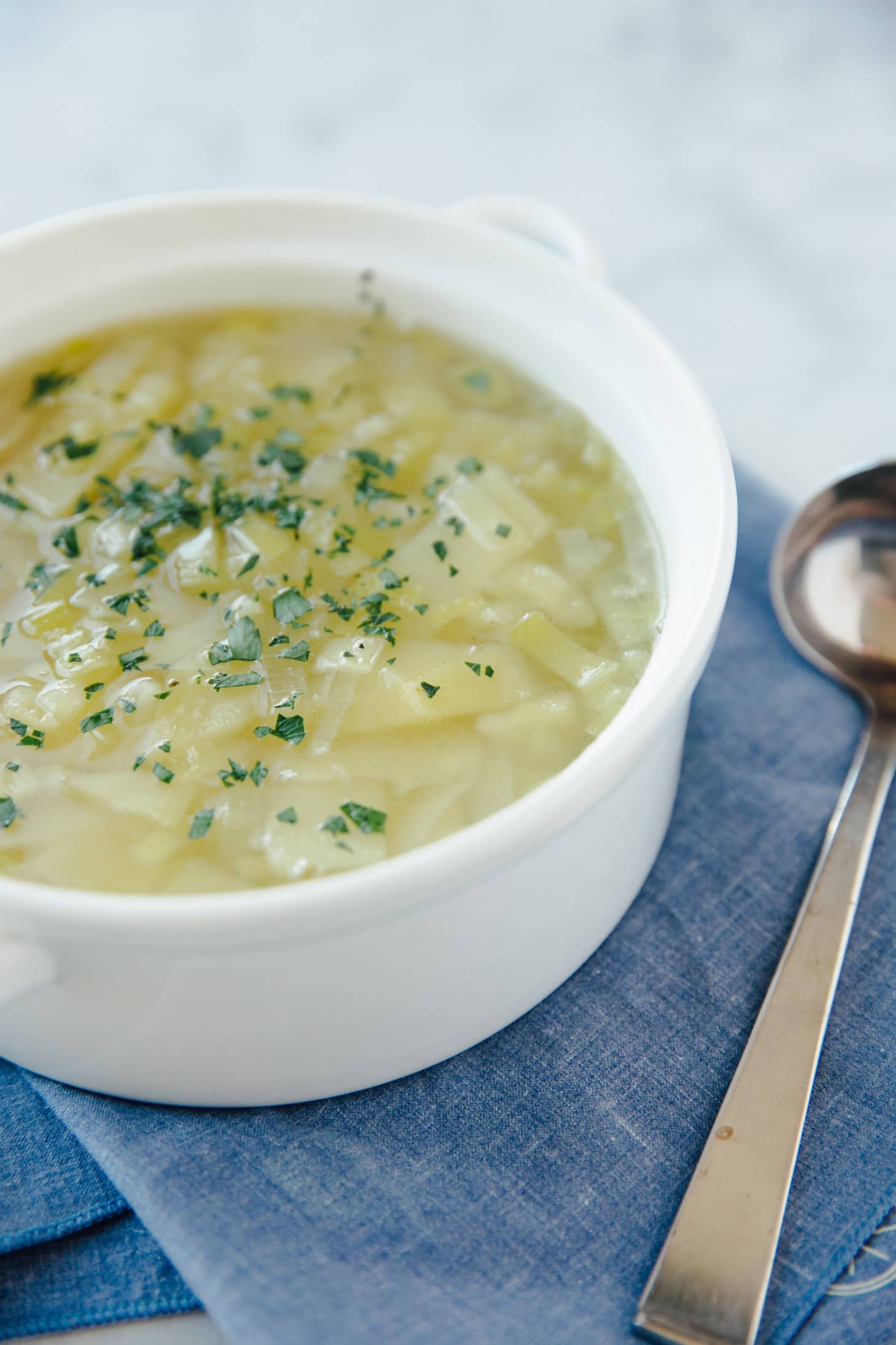 Recipe: Jacques Pépin’s Rustic Leek and Potato Soup | Kitchn