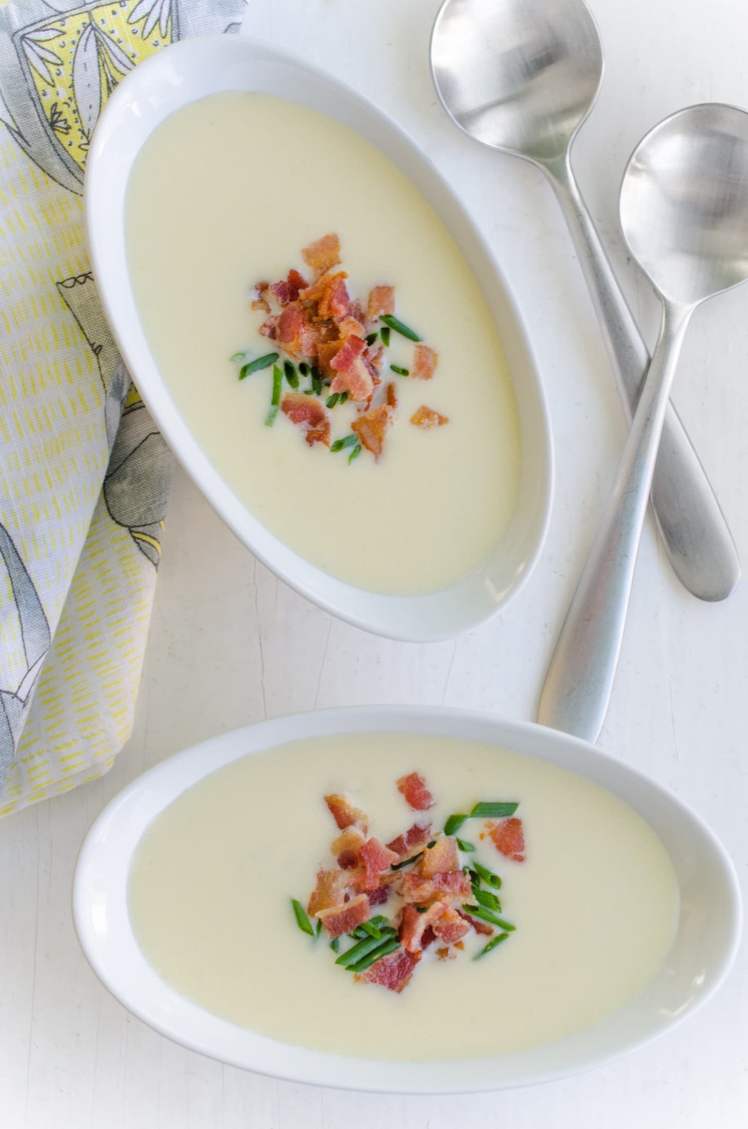 Recipe Leek Potato And Fennel Soup With Bacon Kitchn