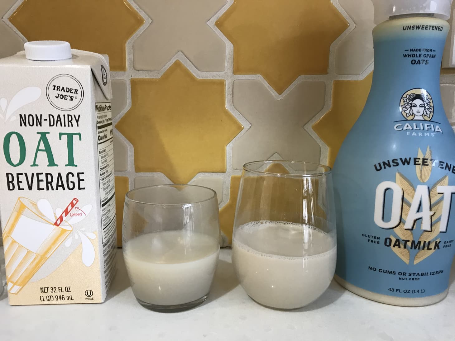 Trader Joe's Oat Milk Review (plain + 4 flavors!)