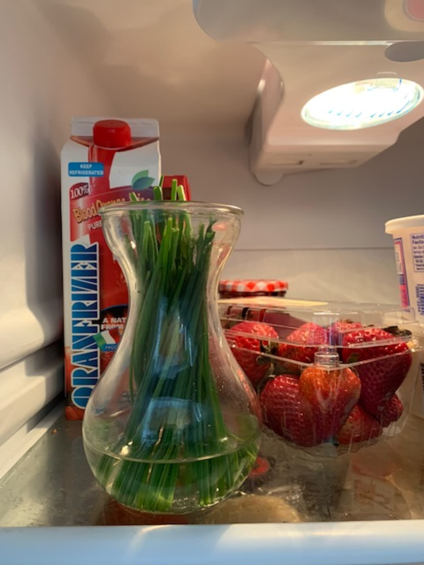 Trader Joes Flower Vase Herb Hack Kitchn