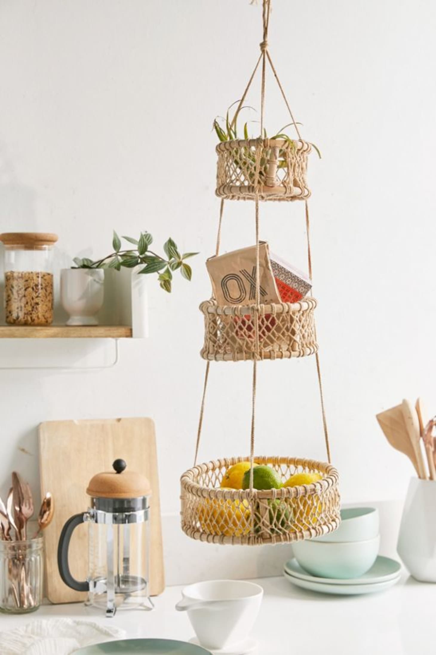 Hanging Fruit Baskets Kitchen Decor Kitchn   48912448 111 B