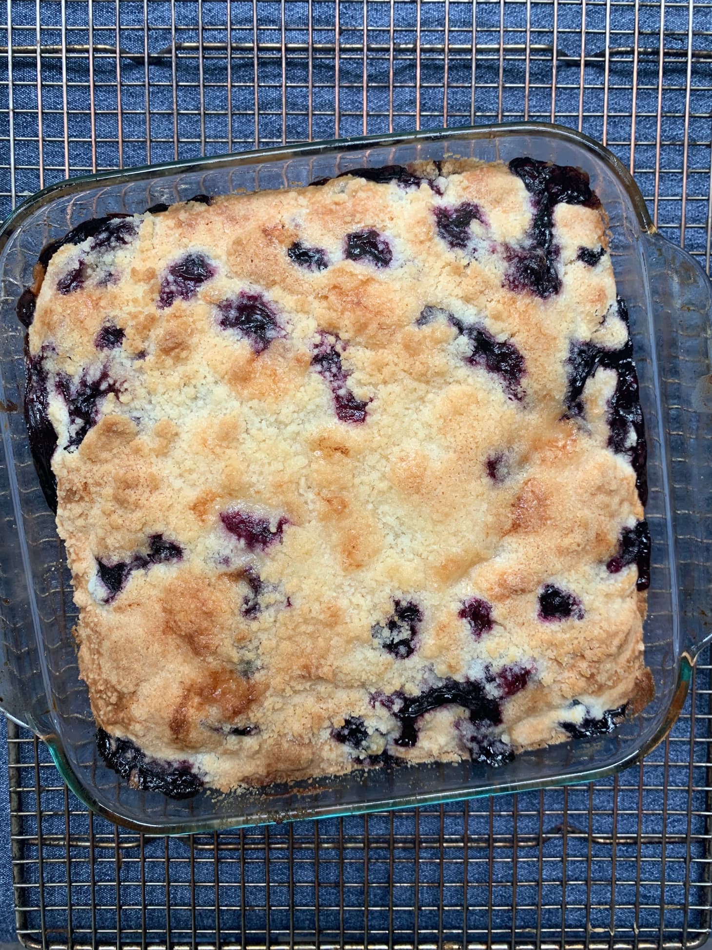 Recipe Review: Alton Brown's Blueberry Buckle | Kitchn