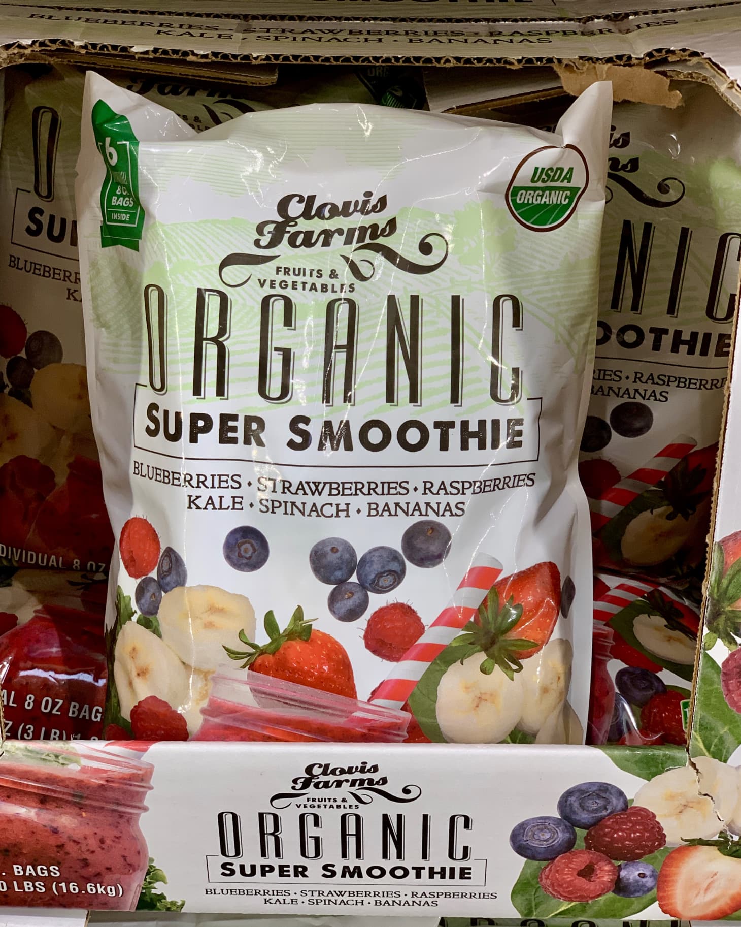 Clovis Farms Organic Super Smoothie Single Serving Packs