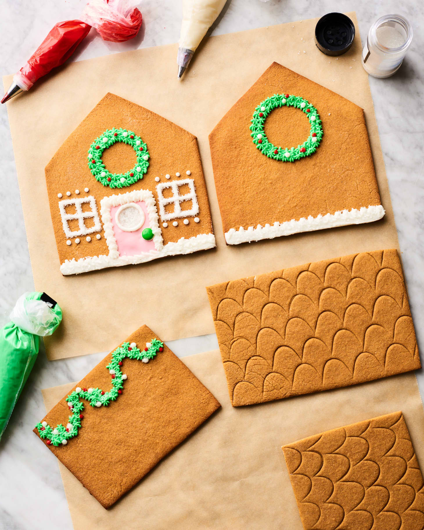 Color Your Own Gingerbread House