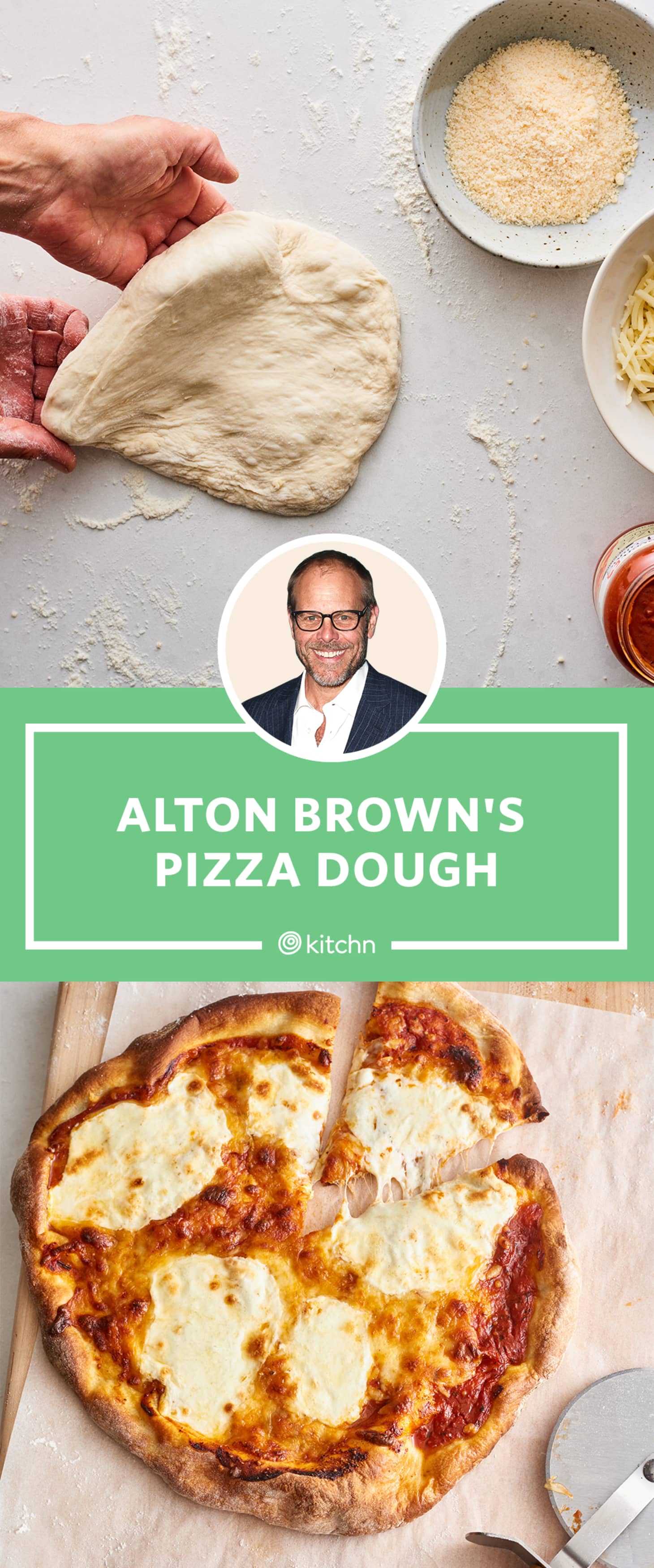 Pizza Dough Battle Alton Brown Custom Pin