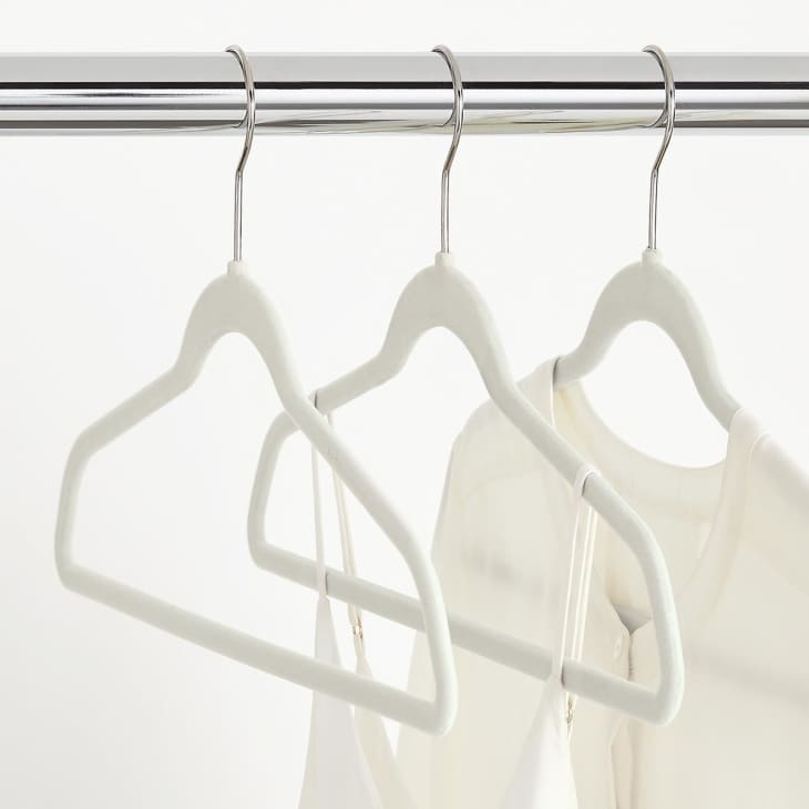 Linen Premium Non-Slip Velvet Suit Hangers Case of 40 at The Container Store
