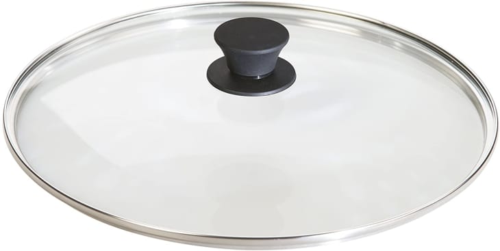 Wish Universal Pan Lid Pot Lid for All 8.25 inch to 12.5 inch Pots/Pans/Woks, Stainless Steel and Glass Lid for Lodge Cast Iron Skillets Frying Pans 