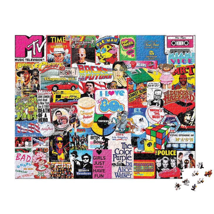 Product Image: 1,000-Piece White Mountain I Love the '80s Puzzle