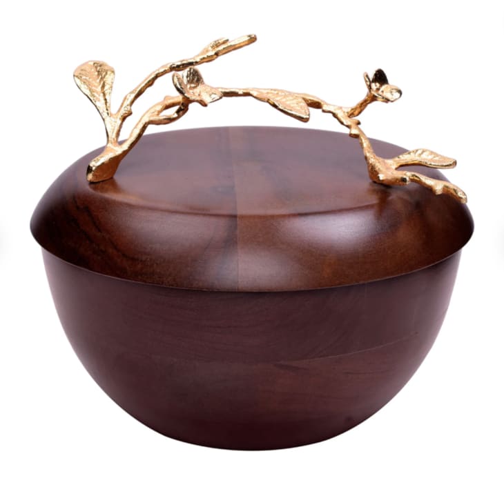 Product Image: Acacia Wood Large Bowl with Protective Lid