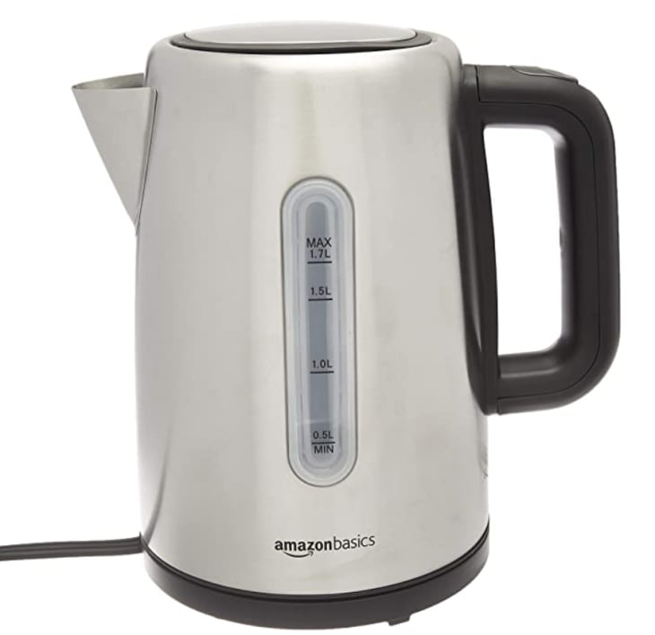 Product Image: Amazon Basics Stainless-Steel Electric Kettle, 1.7 Liter