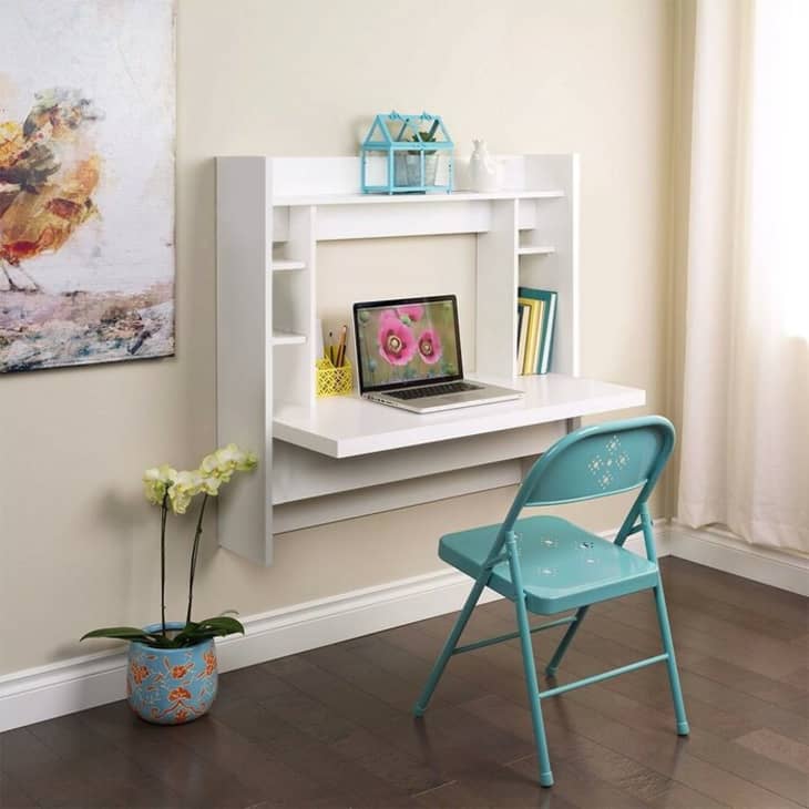 Wayfair floating deals desk white