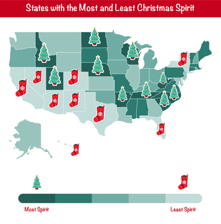 These Are the States With the Most (and Least) Christmas Spirit