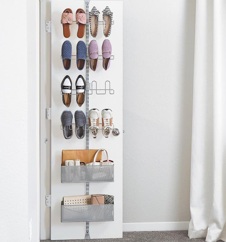 Elfa Shoe Storage Over The Door Rack at The Container Store