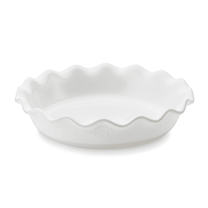 Product Image: Emile Henry Ruffled Pie Dish, White