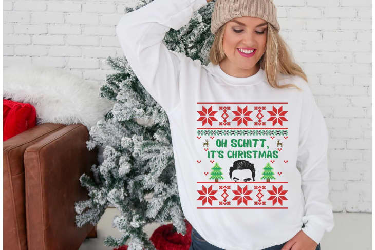 产品图片：哦Schitt这是圣诞节丑陋的Xmas毛衣