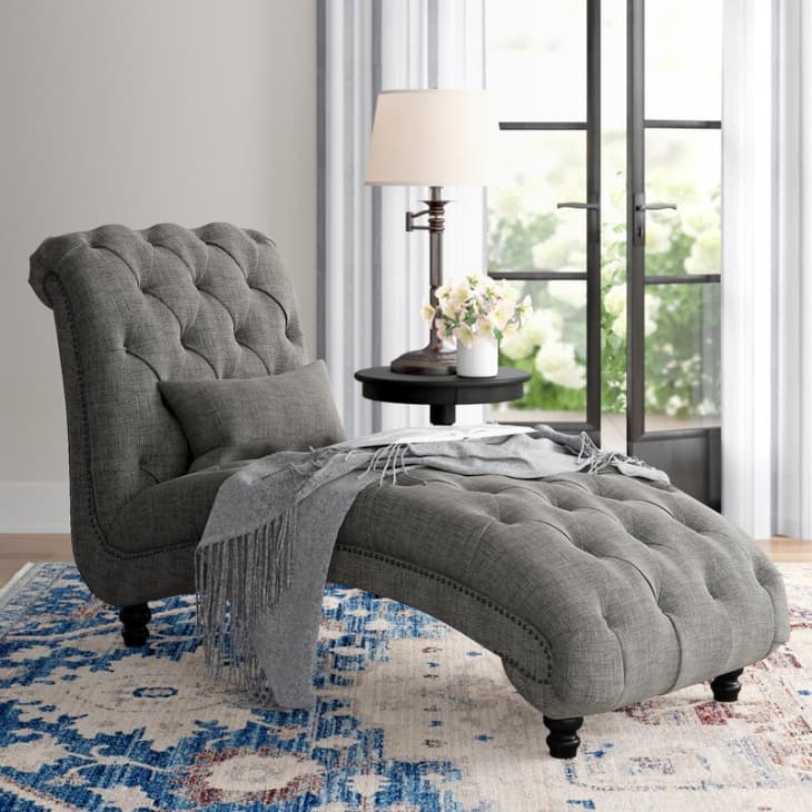 Gowans Tufted Armless Chaise Lounge