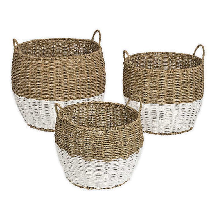 Honey-Can-Do Round Seagrass Nesting Baskets at Bed Bath & Beyond