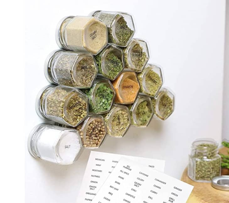 Impresa 15 Pack Magnetic Spice Jars at Amazon