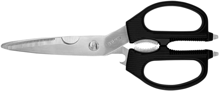 3pc Kershaw 9 Chef's Kitchen Knife, Sharpener, & Task Master Scissors,  Japan.