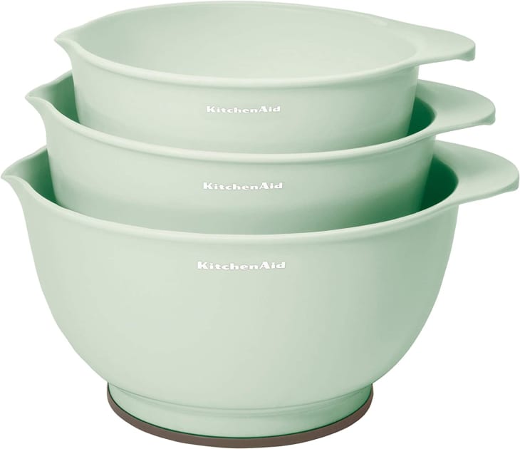 KitchenAid Classic Mixing Bowls, Set of 3 at Amazon