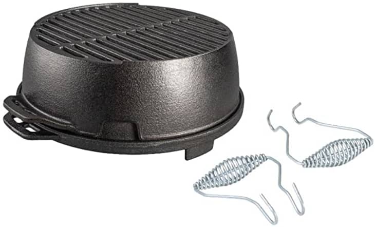 Product Image: Lodge L12RG Cast-Iron Round Kickoff Grill, 12-Inch
