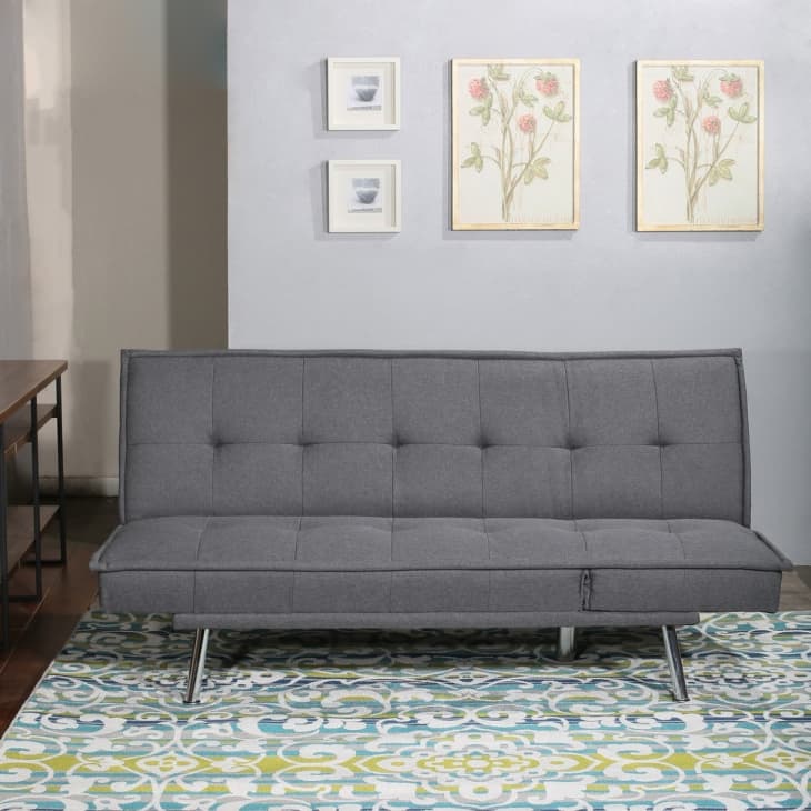 Product Image: Modern Armless Fabric Grey Adjustable Sofa