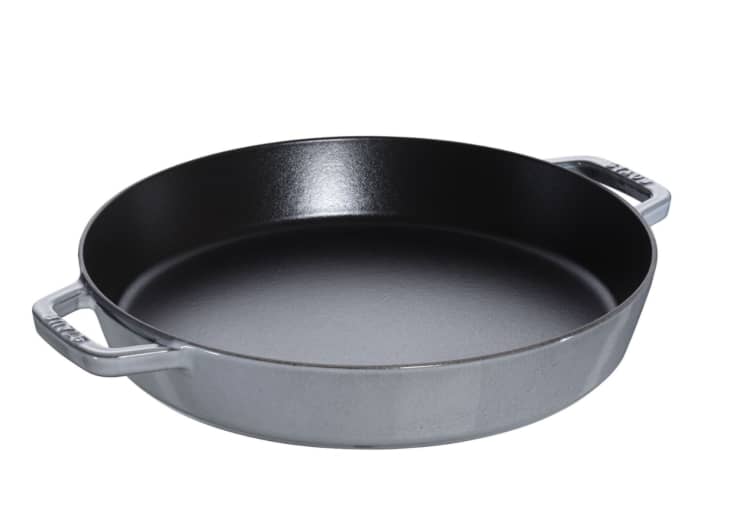 Staub Cast Iron 13.5" Paella Pan, Graphite Grey (Visual Imperfections) at Zwilling