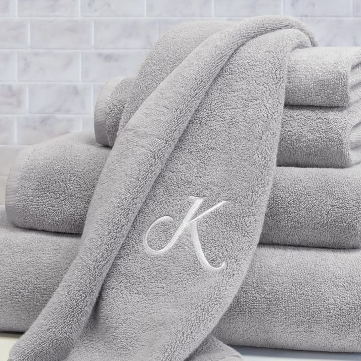 Plush Mist Grey Bath Towel at Crane & Canopy