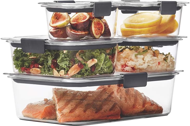 Product Image: Rubbermaid Brilliance Leak-Proof Food Storage Containers with Airtight Lids, Set of 5